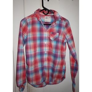 American Eagle Outfitters Flannel Top